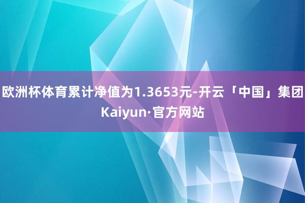 欧洲杯体育累计净值为1.3653元-开云「中国」集团Kaiyun·官方网站