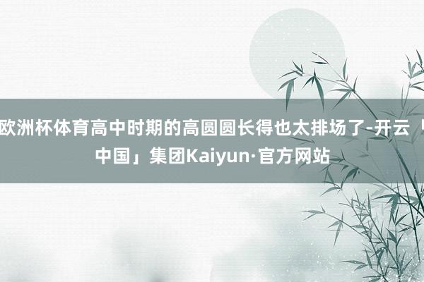 欧洲杯体育高中时期的高圆圆长得也太排场了-开云「中国」集团Kaiyun·官方网站
