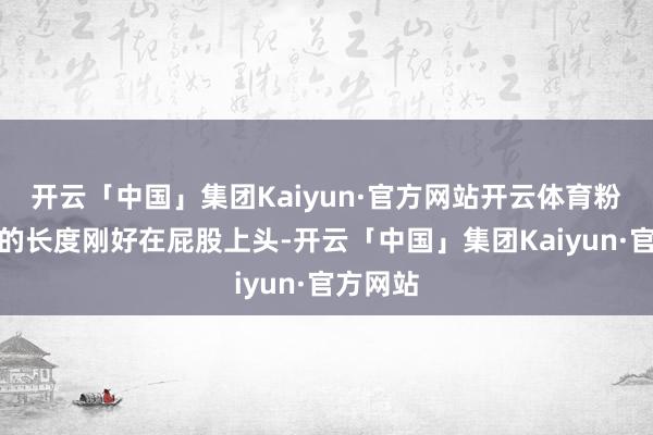 开云「中国」集团Kaiyun·官方网站开云体育粉色卫衣的长度刚好在屁股上头-开云「中国」集团Kaiyun·官方网站