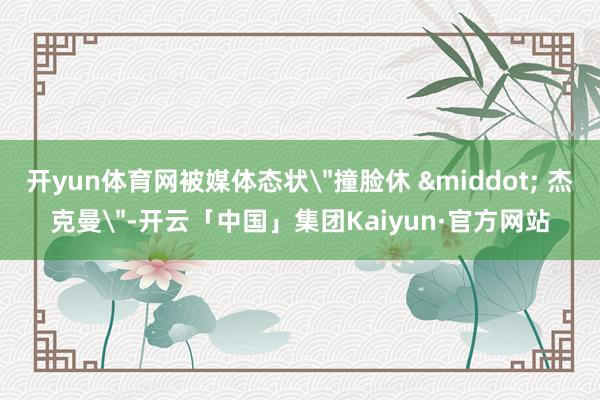 开yun体育网被媒体态状