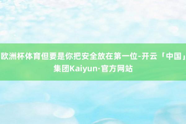 欧洲杯体育但要是你把安全放在第一位-开云「中国」集团Kaiyun·官方网站